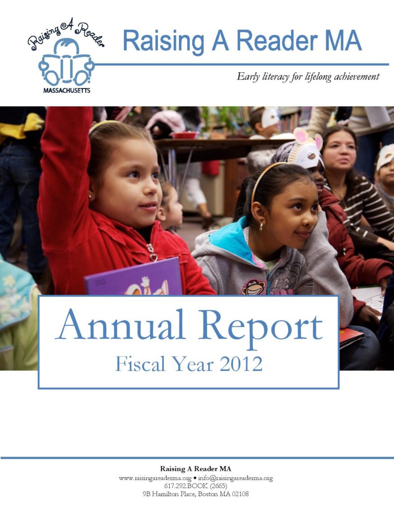 RAR 2012 Annual Report Title Page