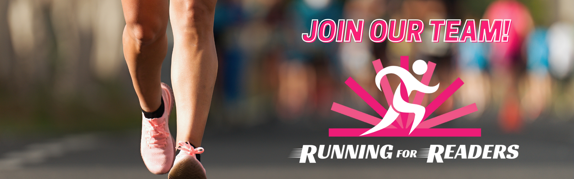 Join our team! Running For Readers